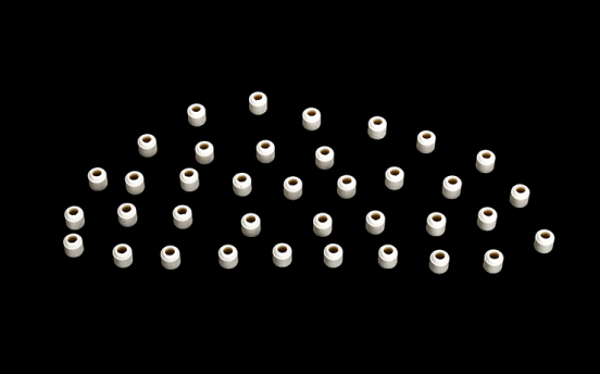 Steatite Interlocking Beads